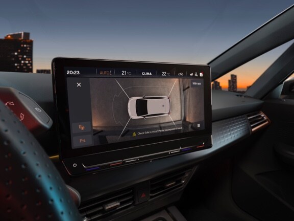 CUPRA Born 12” infotainment screen