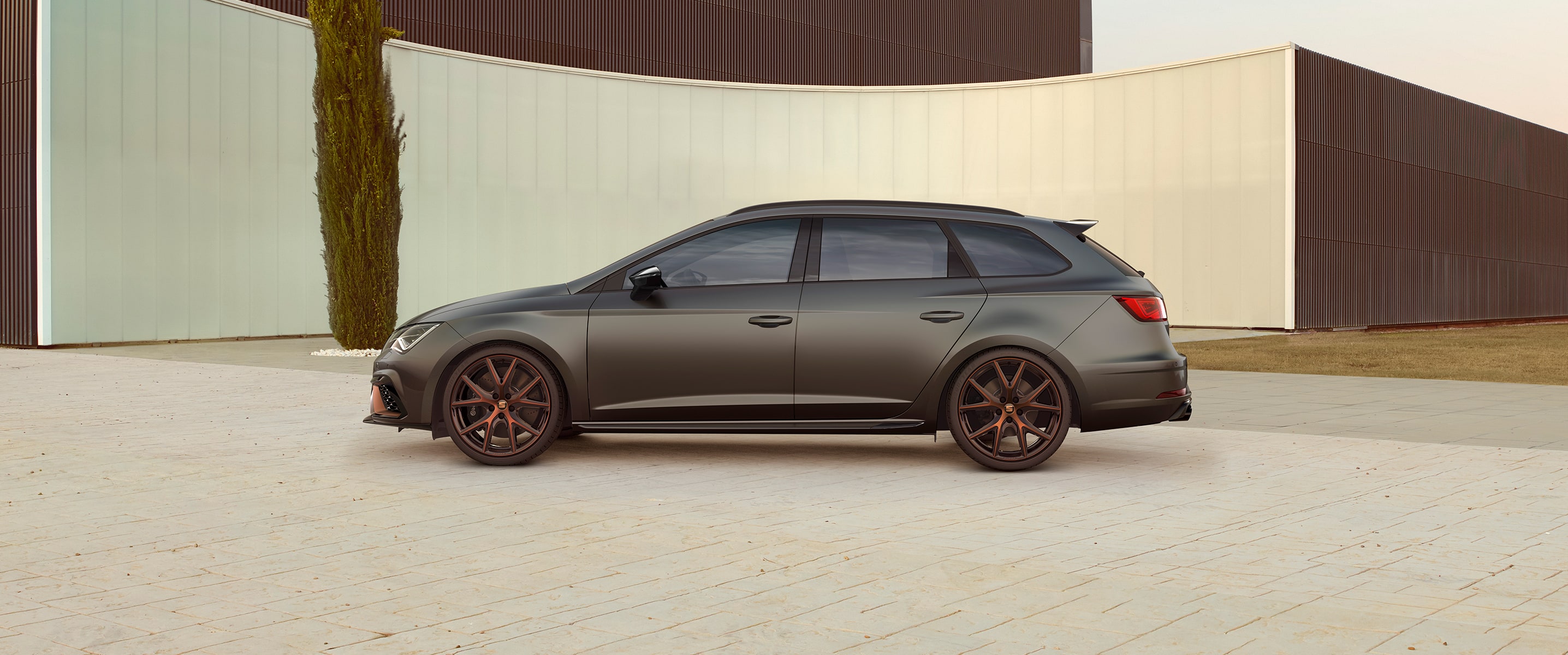 Side view of the CUPRA R ST 