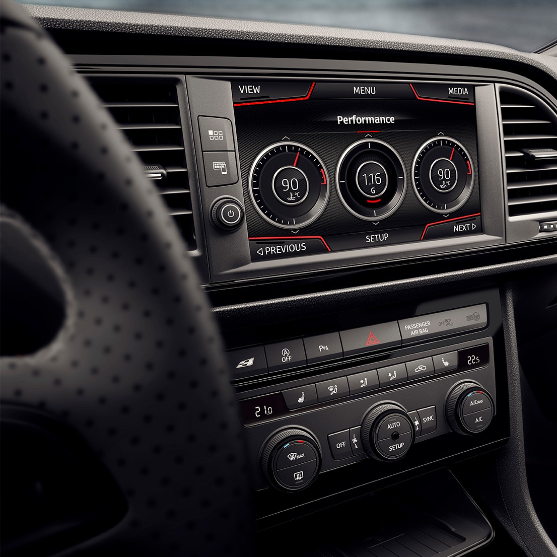 Leon CUPRA dash technology