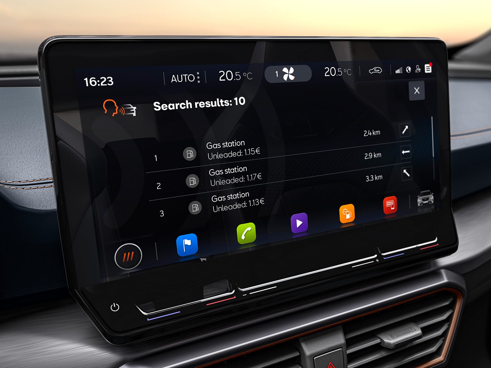 cupra connect voice control infotainment system 